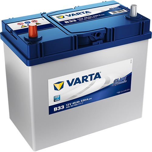 Mew Mew wakker worden lint VARTA Blue Dynamic B33 12V 45Ah 330A (CCA) 238x129x227 11.7kg |  Batteryhouse – Autoaccu of autobatterij kopen