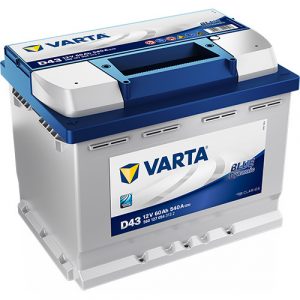 Auto's VARTA Blue Dynamic D43 12V 60Ah 540A (CCA) 242x175x190 14.3kg Batteryhouse