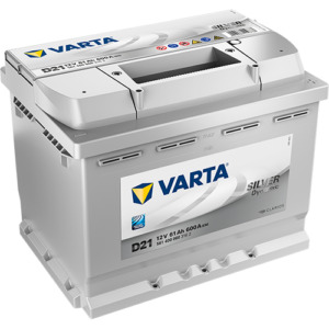 Auto's VARTA Silver Dynamic  D21 12V 61Ah 600A (CCA) 242x175x175 14.3kg Batteryhouse