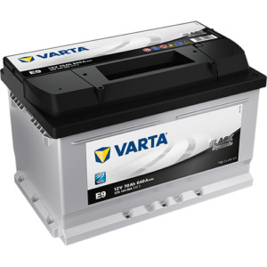 Auto's VARTA Black Dynamic E9 12V 70Ah 640A (CCA) 278x175x175 16kg Batteryhouse