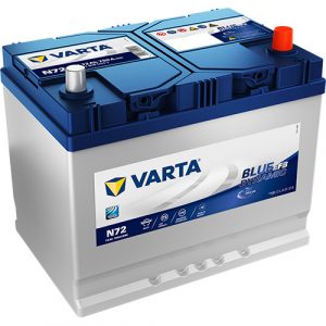 Auto's VARTA Blue Dynamic EFB N72 12V 72Ah 760A (CCA) 261x175x220 19kg Batteryhouse