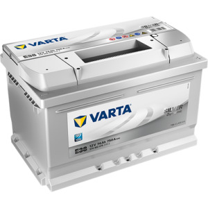 Auto's VARTA Silver Dynamic E38 12V 74Ah 750A (CCA) 278x175x175 17.1kg Batteryhouse