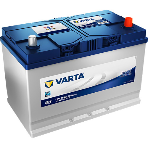 Blue Dynamic G7 12V 95Ah 830A (CCA) 306x173x225 20.4kg | Batteryhouse – Autoaccu of autobatterij kopen
