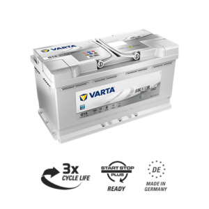 Varta VARTA Start-Stop Silver Dynamic AGM A5 12V 95Ah 850A (CCA) 353x175x190 26.4kg Batteryhouse