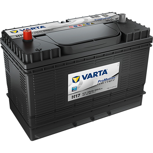 VARTA ProMotive Heavy Duty H17 12V 105Ah 800A (CCA) 330x172x238 23.7kg