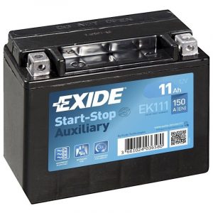 Auto's EXIDE Auxiliary Start-Stop EK111 150x90x130 4kg Batteryhouse