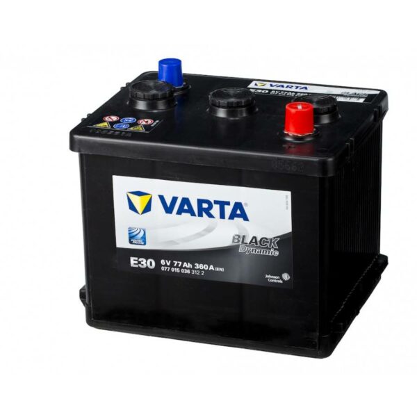 Broederschap verschijnen Tienerjaren VARTA Black Dynamic 6V E30W 6V 77Ah 360A (CCA) 216x170x191 11.9kg |  Batteryhouse – Autoaccu of autobatterij kopen
