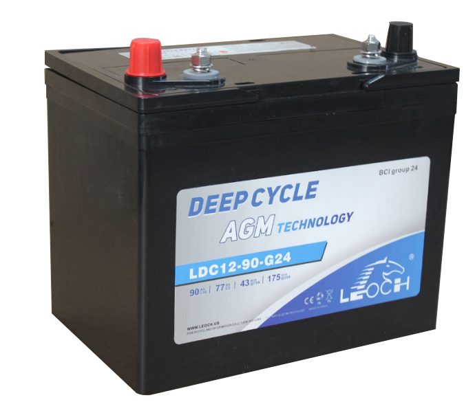 Leoch LDC12-90-G24-T 260x168x232.5 23.5kg  Batteryhouse – Autoaccu of  autobatterij kopen