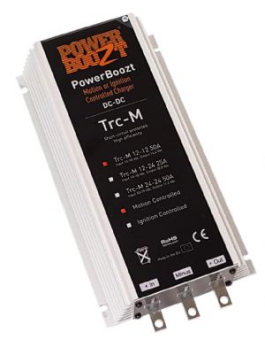Omvormers PowerBoozt DC-DC Charger Trc-M 12-24 25A 64x335x163 2.3kg Batteryhouse